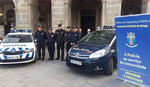 Dos policías atacados con armas blancas en Portugal Dos policías atacados con armas blancas en Portugal